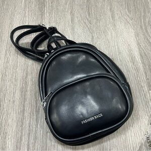 Black Mini Backpack